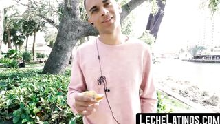 LecheLatinos.com - Straight Latino's POV debut with a raw, hard bareback bang