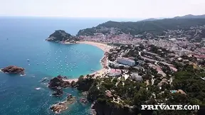 Anastasia Brokelyn gets a taste of black meat out on the waves