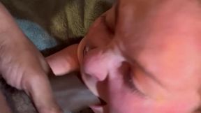 My dick is rock hard I m face fucking her nonstop all she wants to do is suck my dick and gag ????????