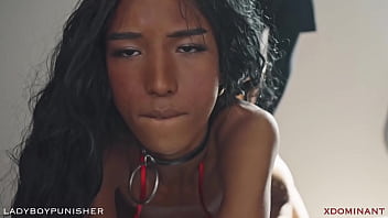 SKINNY SUBMISSIVE LADYBOY ANAL CASTING &amp_ SLAVE TRAINING