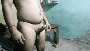 Boss black cock handjob