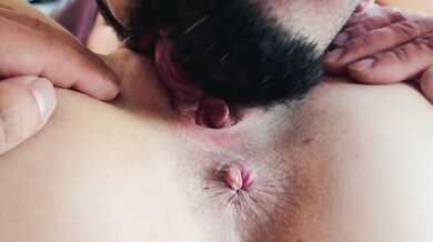 Extreme Close Up Cunnilingus - Anal Winking & Strong Pussy Contractions During Intense Clit Licking Orgasm