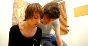 Blowjob and banging with two doggystyle addicts