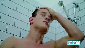 Strong Stud Lukes Feeling Horny For A Hot Shower In The Bathroom! 10 Min