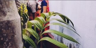Busty Blonde MILF Bhabi Offers Her Perfect Curves To Her Handsome Devar in outside