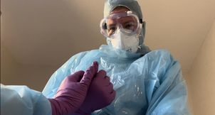 Protected Hospital Worker Gets Naughty with a Patient
