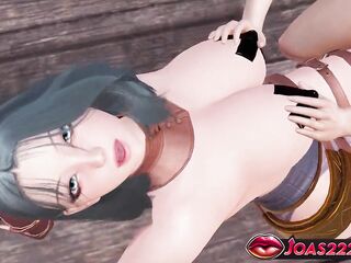 Byleth at the Bar in Porn Animation - Experience Huge Boobs Play, Moist Cunnilingus on the Desk in Jeans Shorts & Anal Sex-toy for Intense Stimulation Leading to a Soaked Orgasm In Hottie Elect 2