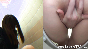 records Japanese hottie dripping twat juice