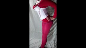 My Red Secret - Teasing You Through the Fabric 💋