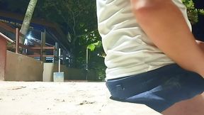 People on the Beach Freak Out When I Get Wet in Shorts