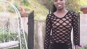 A flawless ebony temptress enjoys a thick cock&#x1F346; sinking into her wet &mdash;  tight pussy&#x1F32E;&#xFE0F;