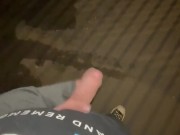 Exhib twink jerks off by highway
