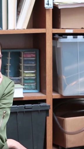 Jade Noir Taken to the Back Room for a Strip Search