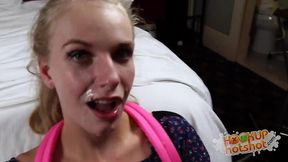 blonde girl erika divine gets fucked after classes end