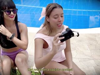 Our Stepmother Teaches Us How to Win the Squirt Contest for a Million Dollars.
