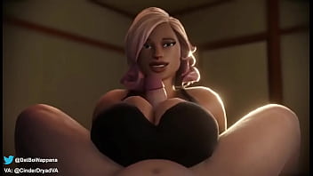 Penny from Fortnite gives you a paizuri/titfuck