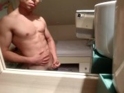 Horny before bed flexing my hard muscles