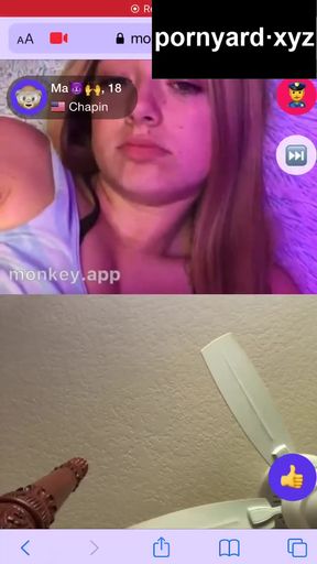 Teen webcam girl gets off on her own