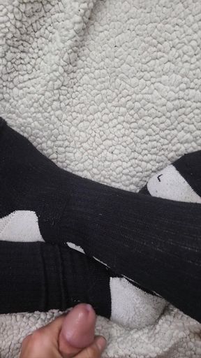 Cum on Nike Elite Socks