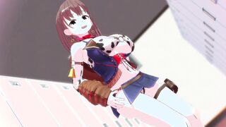 mmd r18 Tawawa MMD Ai chan shows off her cowgirl costume Troll's song Difference 3d anime nsfw ntr