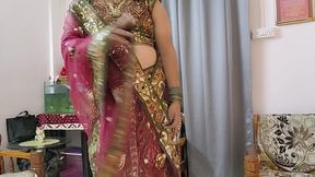 Beautiful Woman in a Saree