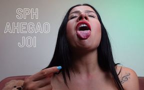 SPH ahegao jerk off instructions