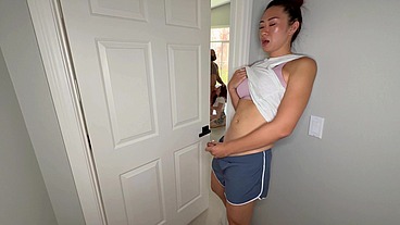 TRANS ROOMMATE GETS CAUGHT PEEPING