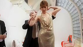 Beautiful Career Woman Who Accepted A Job As A Dress Model Full ://tii.la/yb91bkh