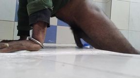 Nepali Boy Hand Sex with Bathroom