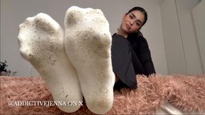 Dirty socks over pussy JOI | humiliation | Tease and denial | Gooning | Orgasm control | Feet | Foot Fetish | slave training