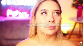 Valentina get'_s the last facial of the year!