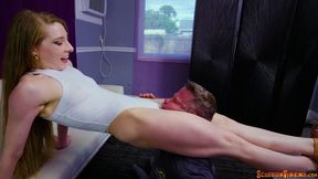 'MY LEGS ARE DEADLIEST WHEN WRAPPED AROUND YOUR NECK!' featuring Saturn in 3D