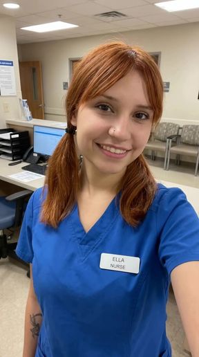 Nurse in scrubs