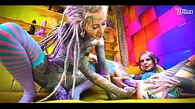 2 Inked Sluts Go Deep Gapes, Toys & Real Orgasm