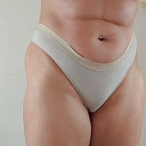 Sexy milf panty try on haul