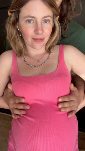 Milking your pregnant GF