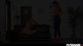 Hot Futanari Agatha Vega Bangs Her Sexy Female Clone Hard