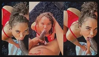 Sultry Deep Throat Action with a Well-Endowed Stud