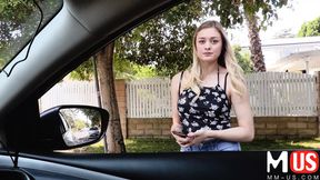 Stranger&#8242;s Rough Ride on Ambitious Teen Amber Moore&#8242;s Wilted Walls till She Screams