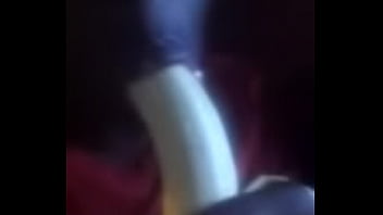 Best Ebony Milf practice good sucking with banana