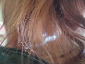 Wet Ginger Czech Gives POV Fellatio
