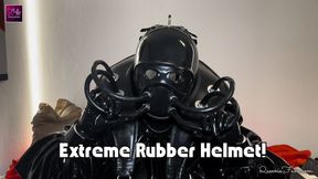 The heaviest rubber helmet & smellbag!