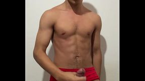 ULTIMA GOZADA COM ESSA CUECA VERMELHA