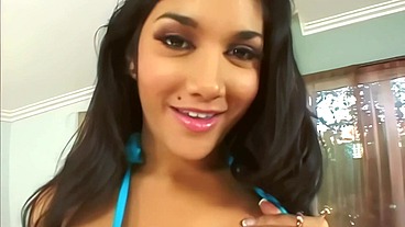 Leah Jaye Deep Throats BBC then Reverse Cowgirl Creampie