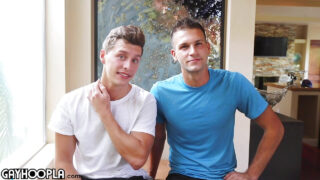 Fellatio, masturbatie, ejaculatie, penissen, harig, mooi – amateur jonge Adrian Monroe, anaal bevredigd