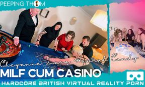 Milf Cum Casino - Four Amateur Bbw British Milfs Vr Blowjob - Inara Stark