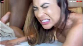 Troca de casal com duas putas safadas e uma rola preta grande e grossa