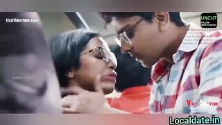 Moving Bus beauty Sex With School women