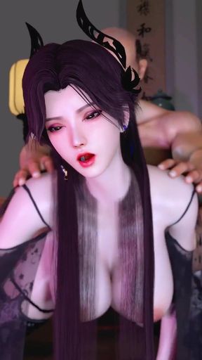 Cao Ying Fuck Her Neighbor - 3D Animation Hentai