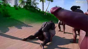 WHITE MILF CHEATS WITH BBC IN AFRICA [MRSCOCKERS] [3D HENTAI]